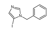 1-苄基-5-碘咪唑结构式