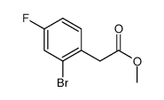 methyl 2-(2-bromo-4-fluorophenyl)acetate Structure
