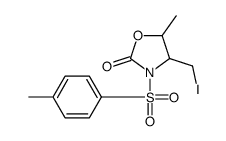 4-(iodomethyl)-5-methyl-3-(4-methylphenyl)sulfonyl-1,3-oxazolidin-2-one Structure