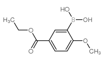 (5-(Ethoxycarbonyl)-2-methoxyphenyl)boronic acid Structure
