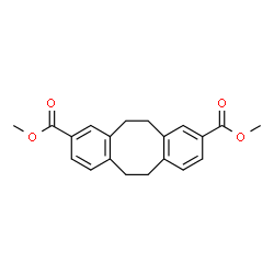 5,6,11,12-四氢二苯并[A,E][8]轮烯-2,9-二甲酸二甲酯结构式