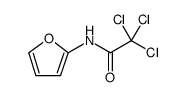 ACETAMIDE, 2,2,2-TRICHLORO-N-2-FURANYL-结构式
