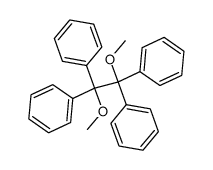 1,2-dimethoxy-1,1,2,2-tetraphenyl-ethane Structure