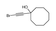 1-(2-bromoethynyl)cyclooctan-1-ol结构式
