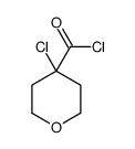 4-chlorooxane-4-carbonyl chloride结构式