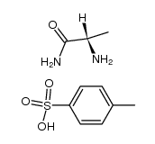 L-alaninamide p-toluenesulphonate salt Structure