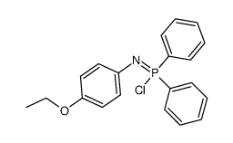 Diphenylphosphinsaeure-chlorid-(4-ethoxy-phenylimid)结构式