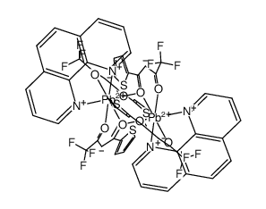 Pb2(thenoyltrifluoroacetonate)4(1,10-phenanthroline)2结构式