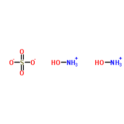 Bis(hydroxyammonium) sulfate Structure
