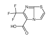 6-(三氟甲基)咪唑并[2,1-b]噻唑-5-羧酸结构式