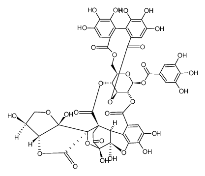 Elaeocarpusin结构式