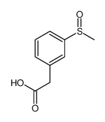 3-(甲基亚磺酰)苯基醋酸结构式