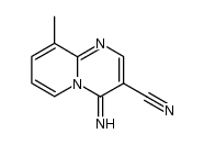 4-Imino-9-methyl-4H-pyrido[1,2-a]pyrimidine-3-carbonitrile结构式