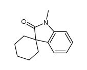 1',3'-dihydro-1'-methylspiro[cyclohexane-1,3'-[2H]indol]-2'-one结构式