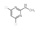 4,6-二氯-N-甲基嘧啶-2-胺结构式