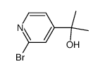 2-(2-溴吡啶-4-基)丙-2-醇结构式