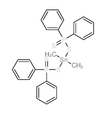 Stannane,bis[(diphenylphosphinothioyl)thio]dimethyl- (9CI)结构式