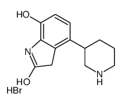 7-hydroxy-4-piperidin-3-yl-1,3-dihydroindol-2-one,hydrobromide结构式