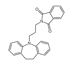2-(3-(10,11-dihydro-5H-dibenzo[b,f]azepin-5-yl)propyl)isoindoline-1,3-dione结构式