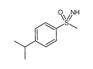 S-甲基-S-(4-异丙基苯基)亚磺酰亚胺结构式