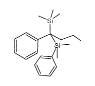 (1-(dimethyl(phenyl)silyl)-1-phenylbutyl)trimethylsilane结构式