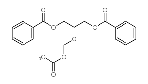[2-(acetyloxymethoxy)-3-benzoyloxypropyl] benzoate Structure