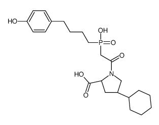 4-Hydroxy Fosinoprilat Structure