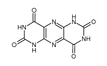 2,4,6,8-tetrahydroxypyrimido(4,5-g)pteridine Structure