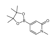 1-甲基-4-(4,4,5,5-四甲基-1,3,2-二氧硼戊烷-2-基)吡啶-2(1H)-酮图片