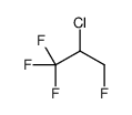 2-chloro-1,1,1,3-tetrafluoropropane Structure