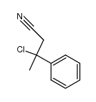 3-phenyl-3-chlorobutyronitrile结构式