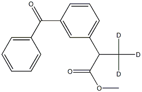 [2H3]-酮洛芬甲酯结构式