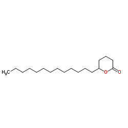 6-Tridecyltetrahydro-2H-pyran-2-one Structure