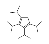 1,2,3,4-tetra(propan-2-yl)cyclopenta-1,3-diene结构式