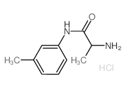 2-Amino-N-(3-methylphenyl)propanamide hydrochloride Structure