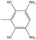 1,3-Benzenediol,4,6-diaMino-2-Methyl- Structure