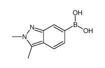 (2,3-二甲基-2H-吲唑-6-基)硼酸图片