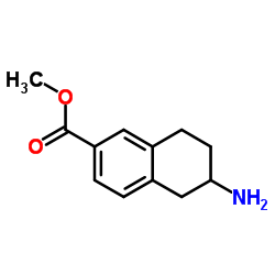 Methyl 6-amino-5,6,7,8-tetrahydro-2-naphthalenecarboxylate Structure