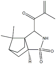 (S)-(+)-(2-甲基丙烯酰)-2,10-樟脑磺内酰胺结构式