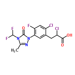 Carfentrazone-ethyl metabolite Structure