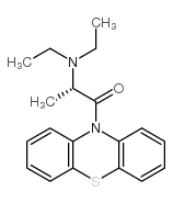 10-(Alpha-二乙氨基丙酰基)吩噻嗪盐酸盐结构式