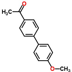 1-(4'-Methoxy-4-biphenylyl)ethanone Structure
