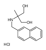 2-methyl-2-(naphthalen-2-ylmethylamino)propane-1,3-diol,hydrochloride结构式