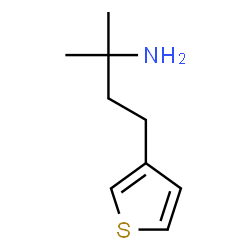 2-Methyl-4-(3-thienyl)-2-butanamine Structure