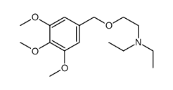 N,N-diethyl-2-[(3,4,5-trimethoxyphenyl)methoxy]ethanamine结构式