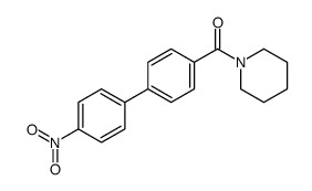 (4-硝基-[1,1-联苯]-4-基)(哌啶-1-基)甲酮结构式