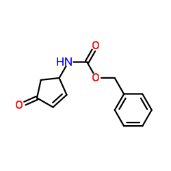 N-(4-氧代环戊-2-烯-1-基)氨基甲酸苄酯图片