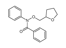O-[(tetrahydrofuran-2-yl)methyl]-N-benzoyl-N-phenylhydroxylamine结构式