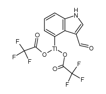 (3-formylindol-4-yl)thallium (III) bistrifluoroacetate结构式