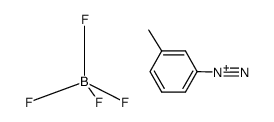 m-methylbenzenediazonium tetrafluoroborate结构式
